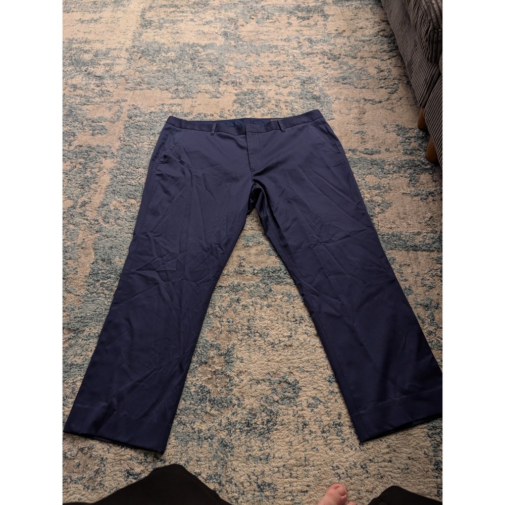 Bonobos Monday Chino Pants Mens 38x32 Navy Blue Slim Fit Stretch Cotton Trousers
